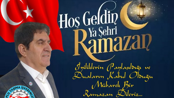 Başkan Çetin; “Af ve bereket ayı Ramazan’ımız Mübarek Olsun”
